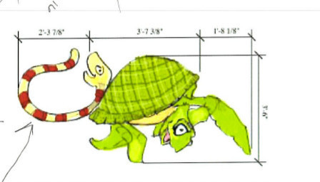 Sea Turtle Concept Sketch