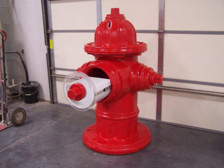 Fire Hydrant Dog Biscuit Dispenser Open