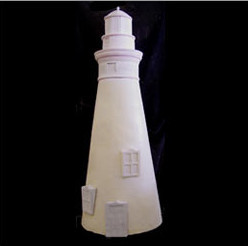 Paintable resin fiberglass lighthouse