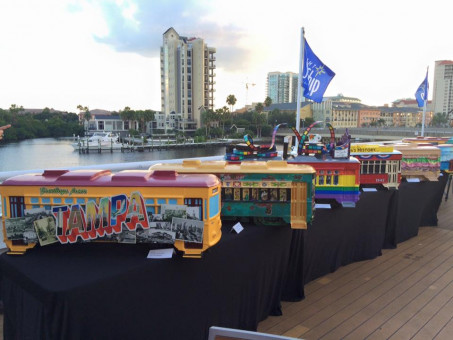 Fiberglass Streetcar - Tampa Bay -  (1)