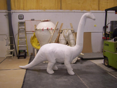 Unpainted Fiberglass Dinosaur (4)