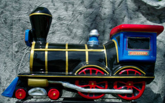 Painted Fiberglass Train (3)