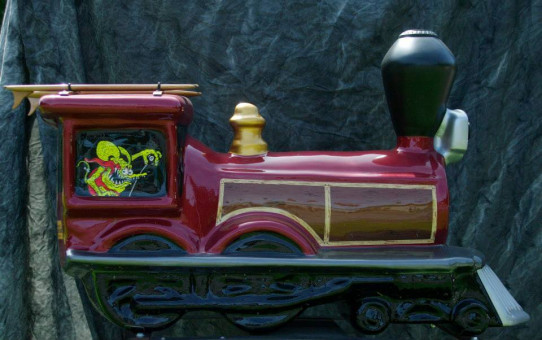 Painted Fiberglass Train (5)