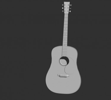 Muskogee Guitar- Front View