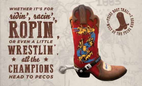 West of the Pecos Rodeo Boot 2