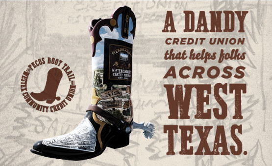 Westex Community Credit Union Boot