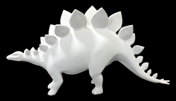 Fiberglass Stegosaurus- 8' Long x 46'' Tall x 19'' Wide