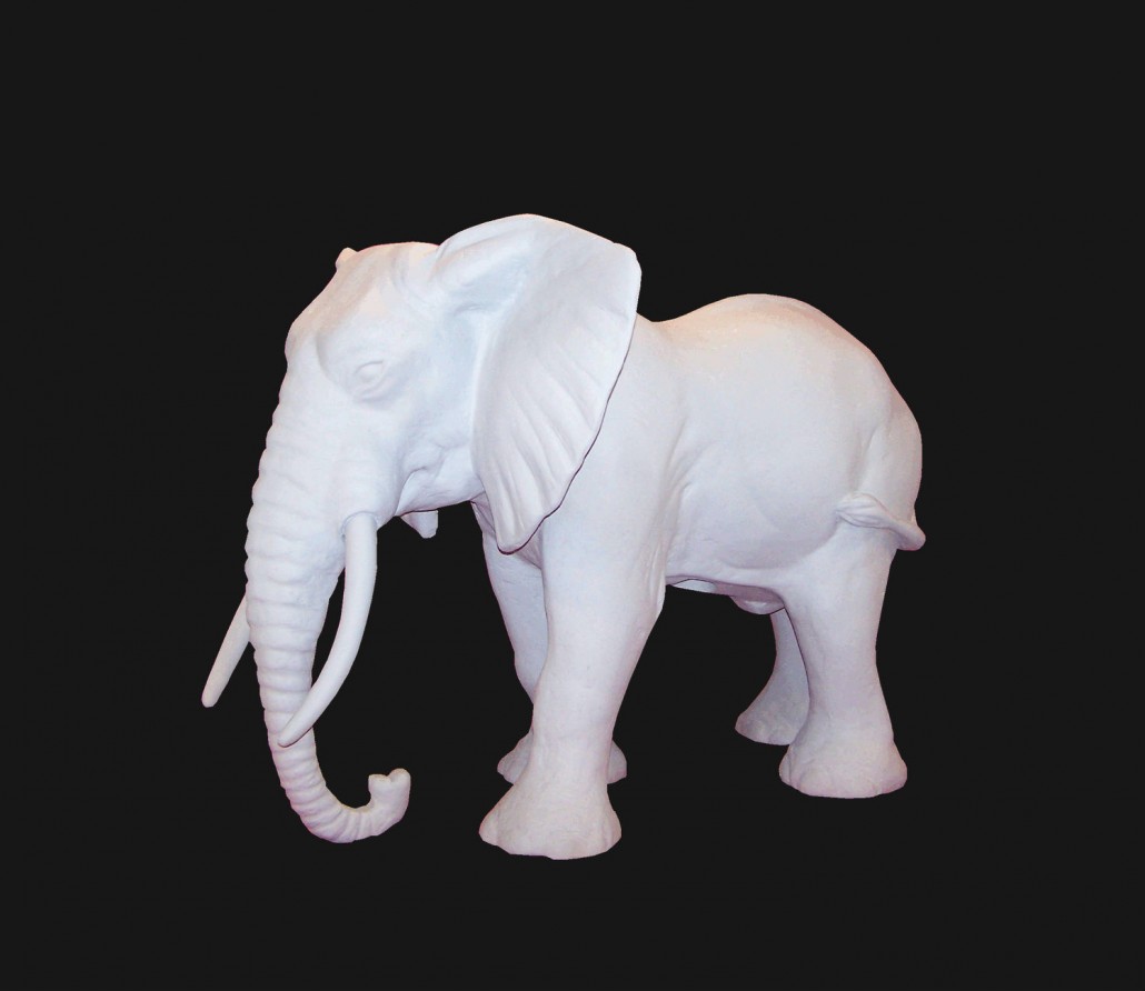 resin elephant head